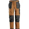 Snickers Workwear 6224 ARBEJDSBUKS 54 BRUN/SORT New