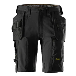 Snickers Workwear 6118 ARBEJDSSHORTS 52 SORT Outlet