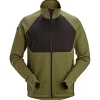 Snickers Workwear 8404 FLEECEJAKKE XL KHAKIGRØN/SORT^ Jakker