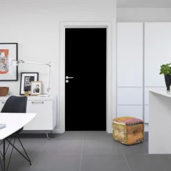 Swedoor ADVANCE-LINE STABLE SORT GLAT MASSIV DØR SORT 9X21^ Indvendige Døre