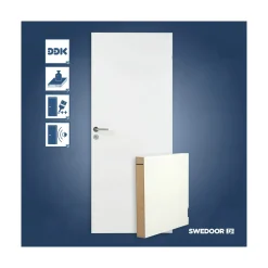 Swedoor ADVANCE-LINE STABLE GLAT MASSIV DØR HVID 9X21^ Indvendige Døre