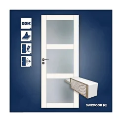 Swedoor ADVANCE-LINE UNIQUE GW03L GLASDØR 9X21^ Indvendige Døre