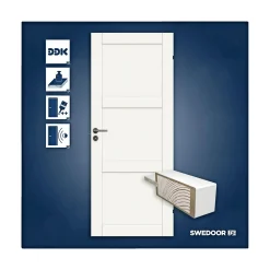 Swedoor ADVANCE-LINE UNIQUE FORMPRESSET MASSIV DØR 9X21 Sale