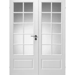 Swedoor CLEVER-LINE STYLE SP10 DOBBELT GLASDØR INKL. KARMSÆT 100 MM 17X21 Hot