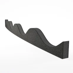 Swisspearl T5 48 STK/KS SKUMBØLGEKLODS SORT 1068X25 MM^ Bølgeplader