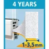 Tesa MOLL I-PROFIL TÆTNINGSLISTE 6 M X 9 MM X 4 MM HVID^ Tætningslister