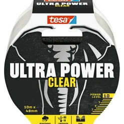 Tesa ULTRA POWER CLEAR REPARATIONSTAPE 48 MM X 50 M TRANSPARENT New