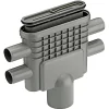 Unidrain 1414.0075 UDLØBSHUS 75 MM LODRET^ Gulvafløb