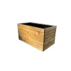 Upyard PLANTEKUMME TRYKIMPRÆGNERET TRÆ BRUNBEJDSET 36,5×36,5×35 CM^ Havekrukker