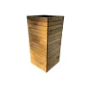 Upyard PLANTEKUMME TRYKIMPRÆGNERET TRÆ BRUNBEJDSET 36,5×36,5×35 CM^ Havekrukker