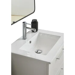 VASSO MILANO SOFTCLOSE BADMØBEL HVID 2 SKUFFER 80 CM^ Badeværelsesmøbler
