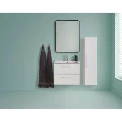 VASSO MILANO SOFTCLOSE BADMØBEL HVID 2 SKUFFER 60 CM Outlet