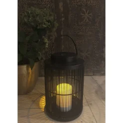 Veli Line ROMA SOLCELLE LANTERNE SORT 26 CM^ Solcellelamper