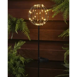 Veli Line SOLCELLE KUPPEL SORT 75 CM^ Solcellelamper
