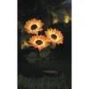 Veli Line SUNFLOWER SOLCELLE LAMPE GUL/GRØN 70 CM^ Solcellelamper
