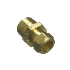 VVS Trading 218. OVERGANGSNIPPEL 1/2"X12X110 MM^ Messing Fittings