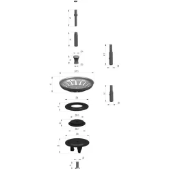 VVS Trading STRAINER^ Tilbehør Vaske