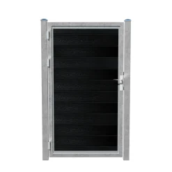 Wimex GLYNGØRE LÅGE SORT 101.30 X 184.50 CM^ Komposithegn