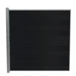 Wimex LIVØ PRIME V-PROFIL HEGNSFAG MAT SORT 189.50 X 180 CM