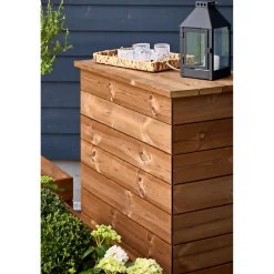 Wimex TREND BÆNK FYR 122.50 X 52.50 X 122.50 CM^ Højbede & Plantekasser