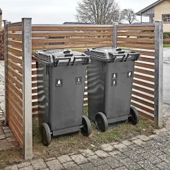 Wimex TREND CLASSIC 2 SPANDE RENOVATIONSSKJUL UBEHANDLET TERMOTRÆ^ Affaldsskjulere