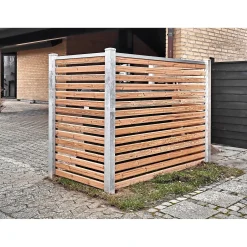 Wimex TREND CLASSIC 2 SPANDE RENOVATIONSSKJUL UBEHANDLET TERMOTRÆ^ Affaldsskjulere