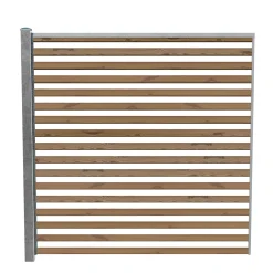 Wimex TREND ROMBE S50 HEGNSFAG VARMEBEHANDLET FYR 197.30 X 180 CM^ Træhegn