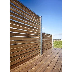 Wimex TREND ROMBE S34 HEGNSFAG VARMEBEHANDLET FYR 197.30 X 180 CM^ Træhegn