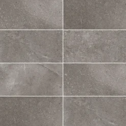 XL-BYG LECCESE FOSSILE GULVFLISE 60X120 MØRK GRÅ Outlet
