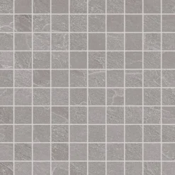 XL-BYG NORDIKA GREY MOSAIK VÆGFLISE 30X30 MØRK GRÅ^ Mosaik