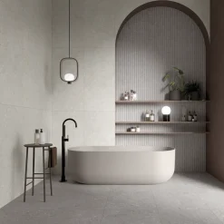 XL-BYG SHELLSTONE GRIGIO SOKKELFLISE 7X60 GRÅ^ Sokkelfliser